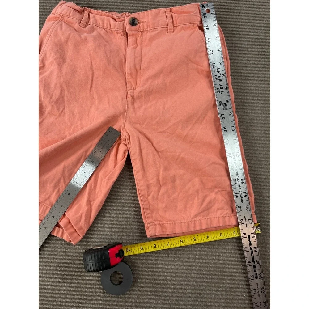 The Children's Place Boys‎ Coral Pink Chino Shorts Size 12 Cotton